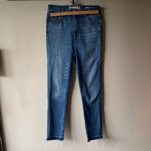 Denim Forum Lola high rise skinny crop